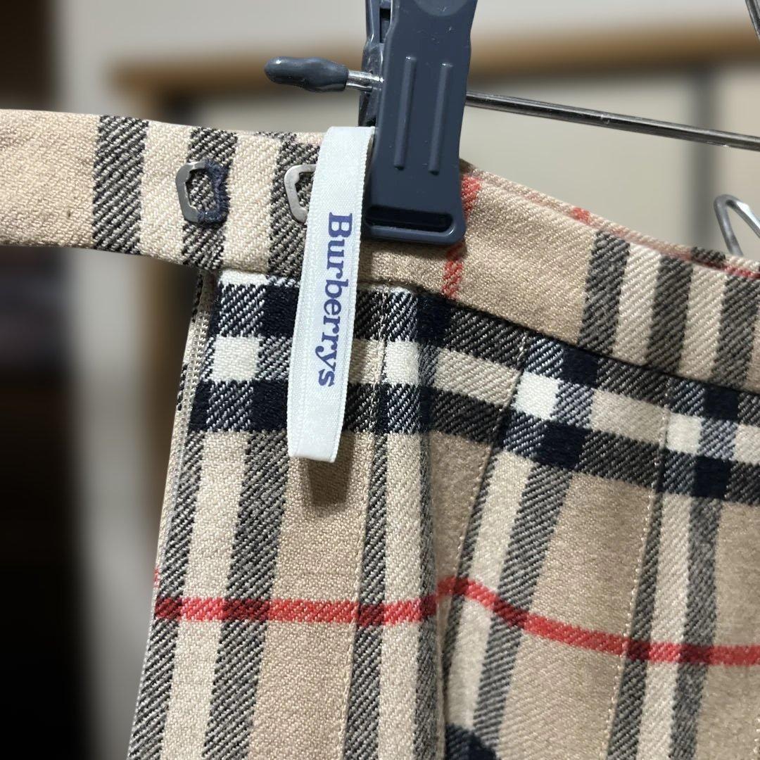 Burberry ノバチェックプリーツロングスカート　Sサイズ