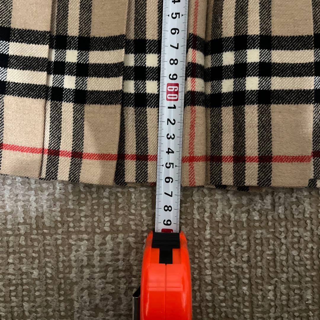 Burberry ノバチェックプリーツロングスカート　Sサイズ