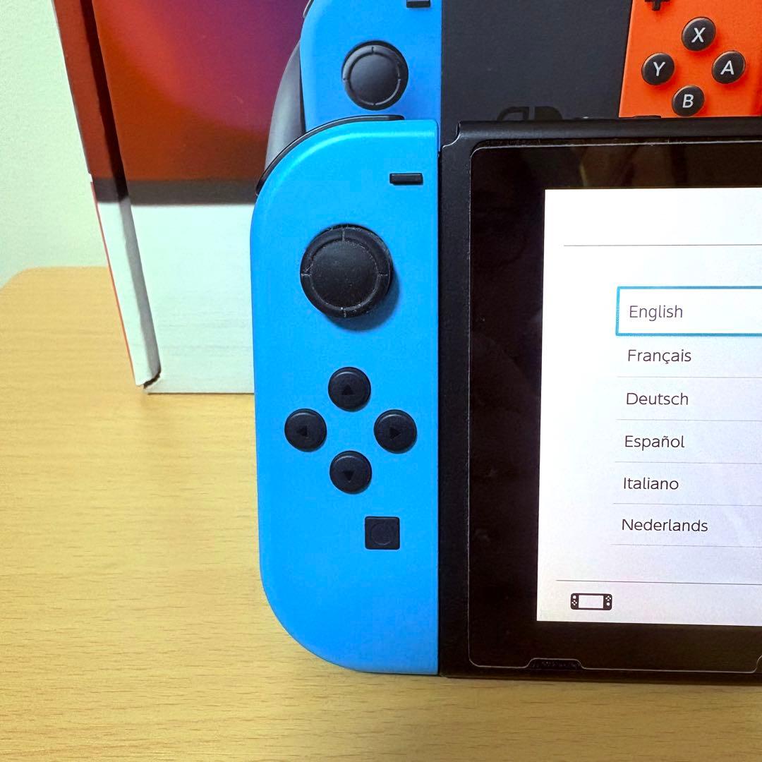 【美品・箱付き】Nintendo Switch本体 ネオンブルー/ネオンレッド