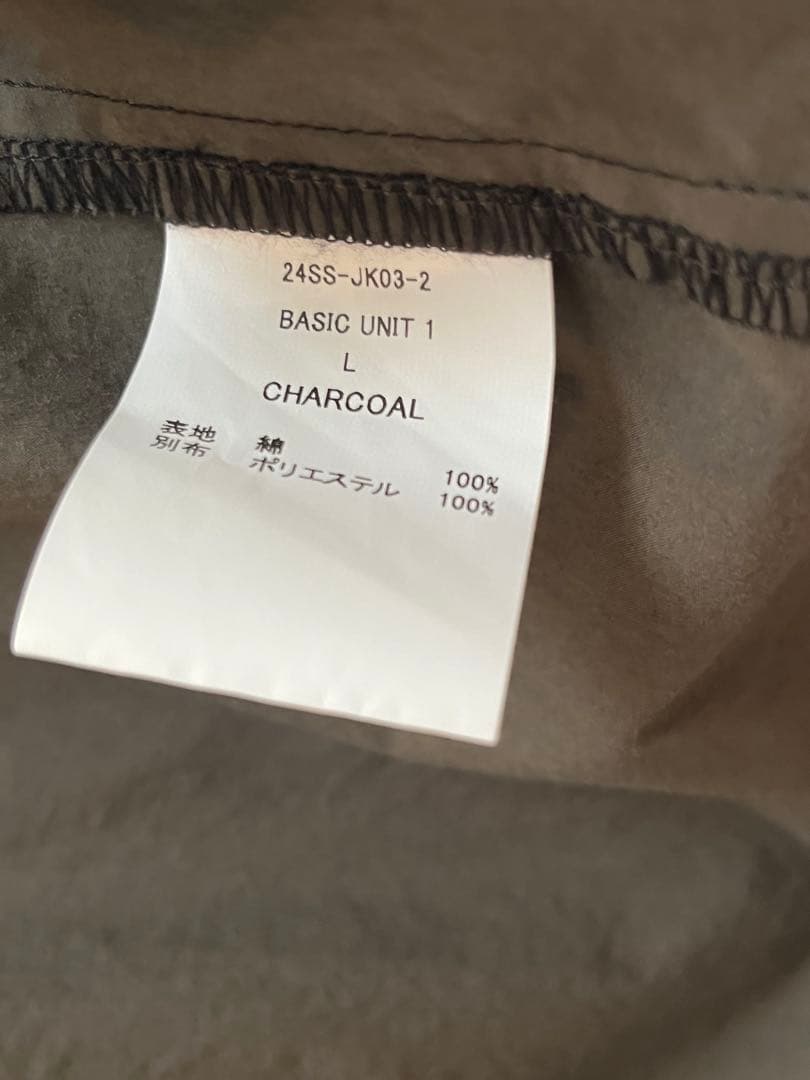 ワトソンさん専用　JIAN YE 24ss BASIC UNIT 1 チャコール
