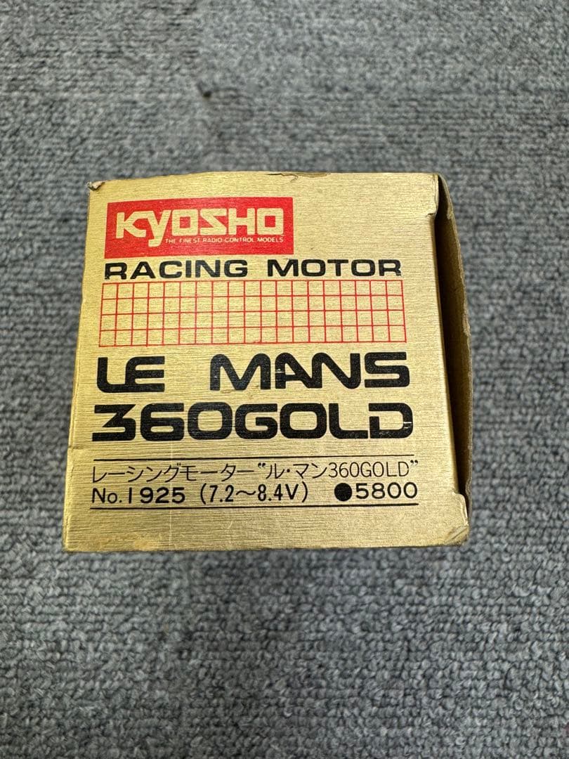 Kyosho京商 LE MANS 360ゴールド ブラシモーター