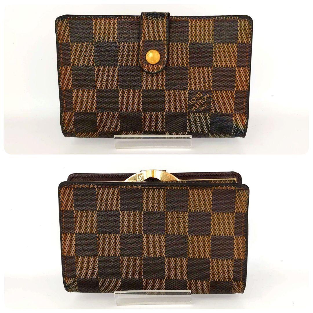 LOUIS VUITTON ルイ ヴィトン ヴィエノワ ダミエ がま口財布