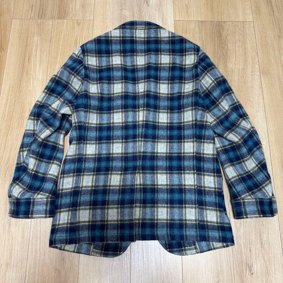 D.C.WHITE Burlington 46 BLUE ジャケット チェック