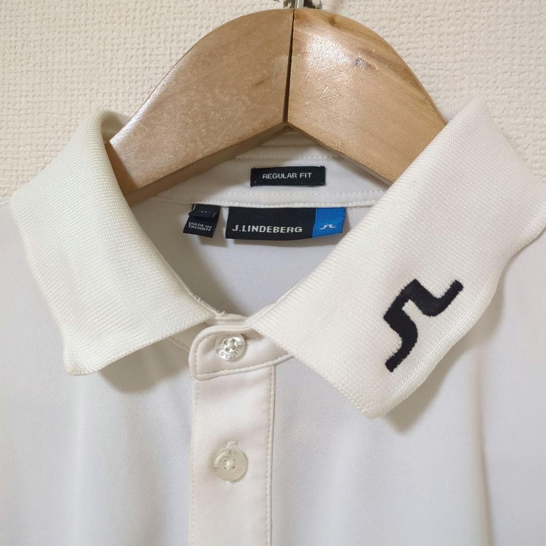 ★美品★J.LINDEBERG　ビックロゴ　ポロシャツ　サイズ　M