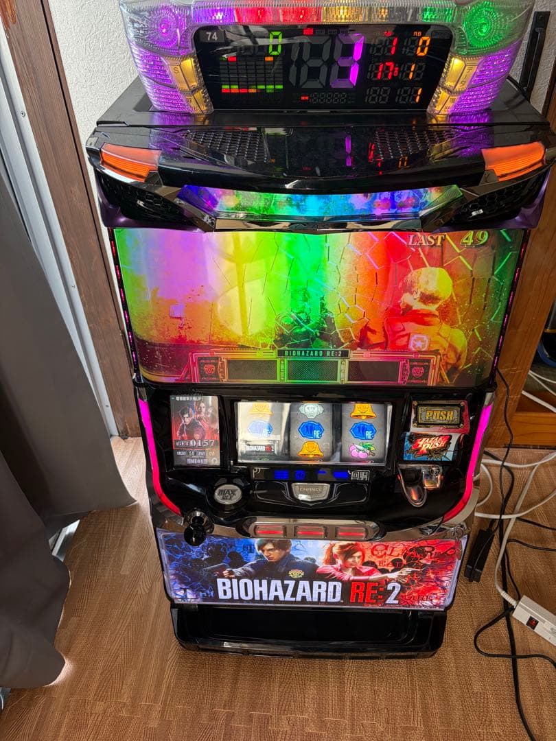 BIOHAZARD RE:2実機　メダル不要機　オートプレイ可能　稼働確認済
