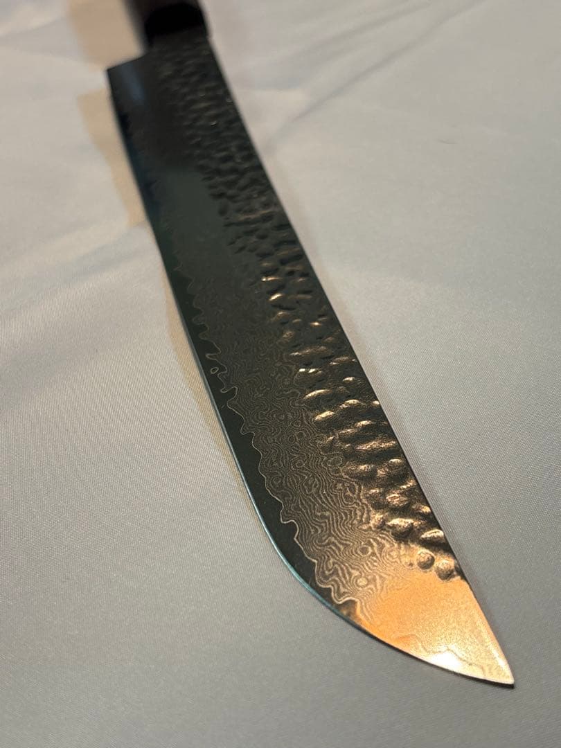 先丸柳刃V 金10号 ダマスカス67層 9寸　刃渡り27cm