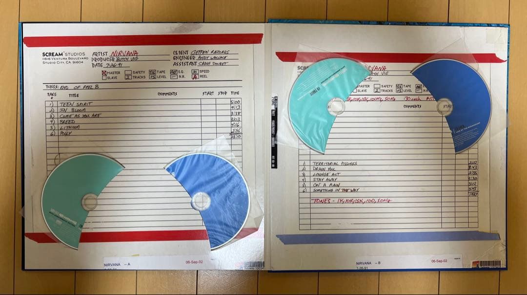 NIRVANA/NEVERMIND20周年盤SuperDeluxeEdition