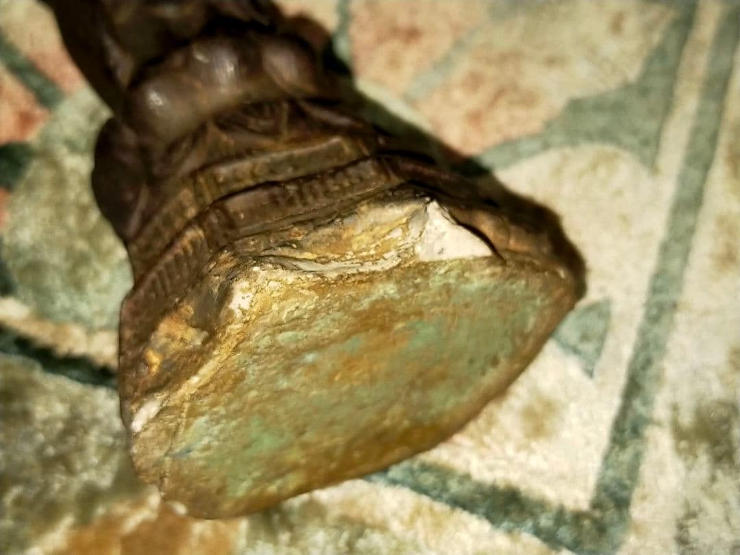 ♥値下げ！阿弥陀如来　陶製　仏像　１９２ｍｍ　阿弥陀様　骨董　古玩