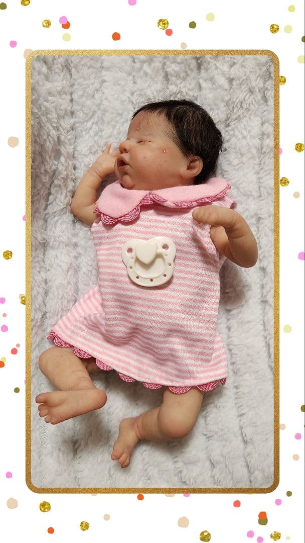 特価☆短期出品　リボーンドール　小さな新生児赤ちゃん　リアルベビー　創作人形