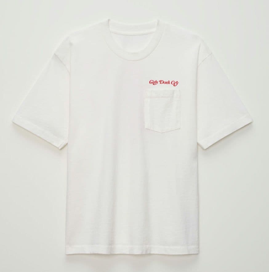 Cherry Girls Don't Cry Angel Pocket Tシャツ