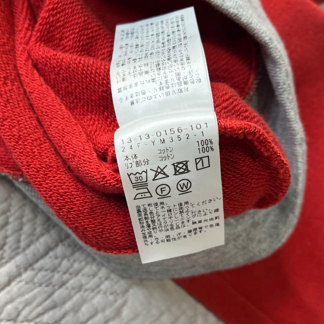 BEAMS BOY／2トーンスウェットカーディガン