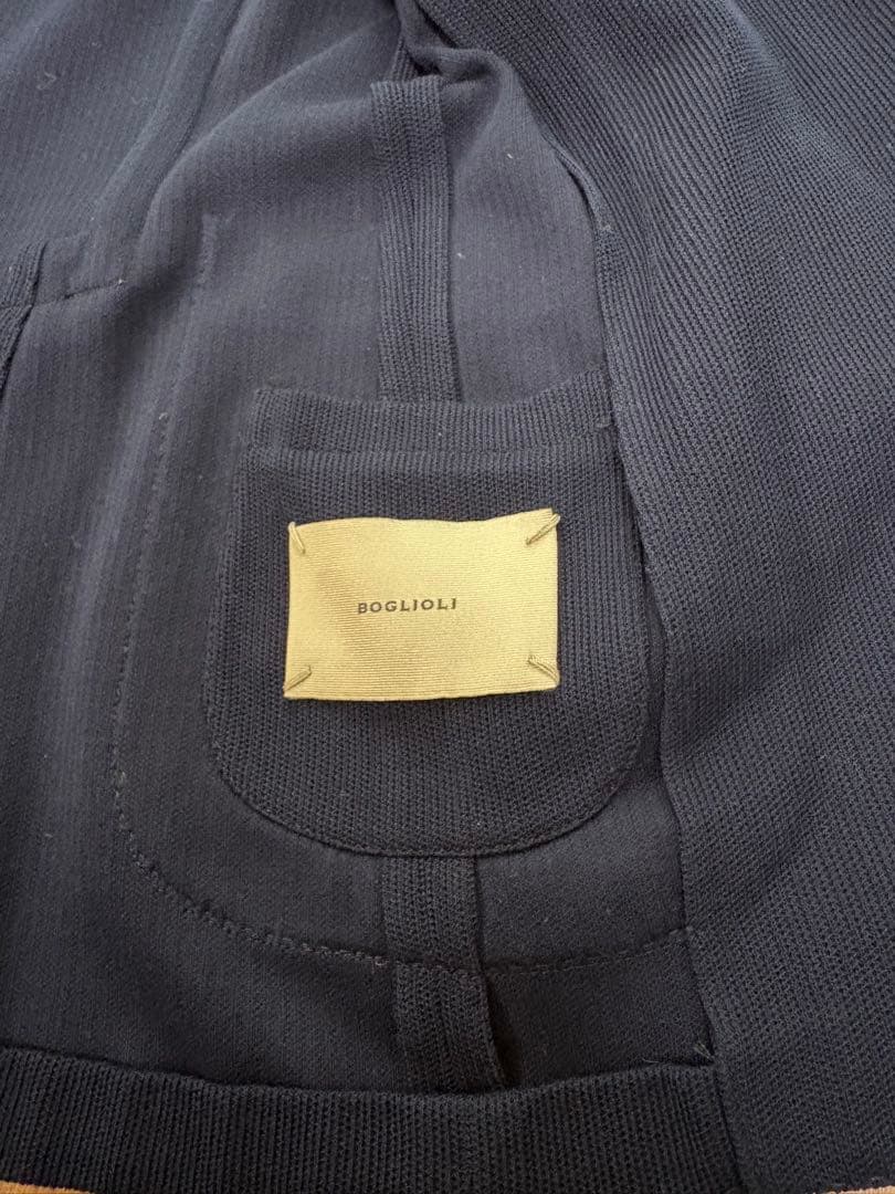 【ノブ様】BOGLIOLI SOHO ネイビージャケット　コットン100
