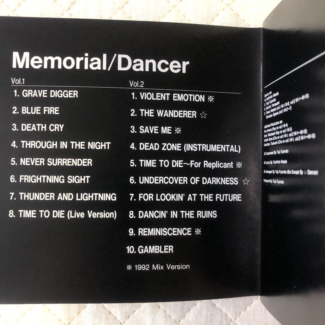 国内盤2CD！Dancer/ ダンサー/ Memorial/ メモリアル