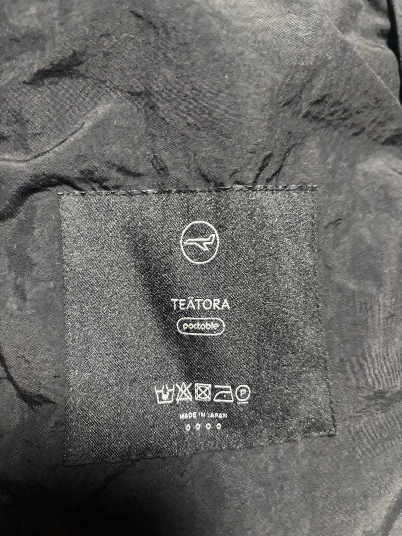 TEATORA Wallet JKT PLUS P サイズ4 ブラック　テアトラ