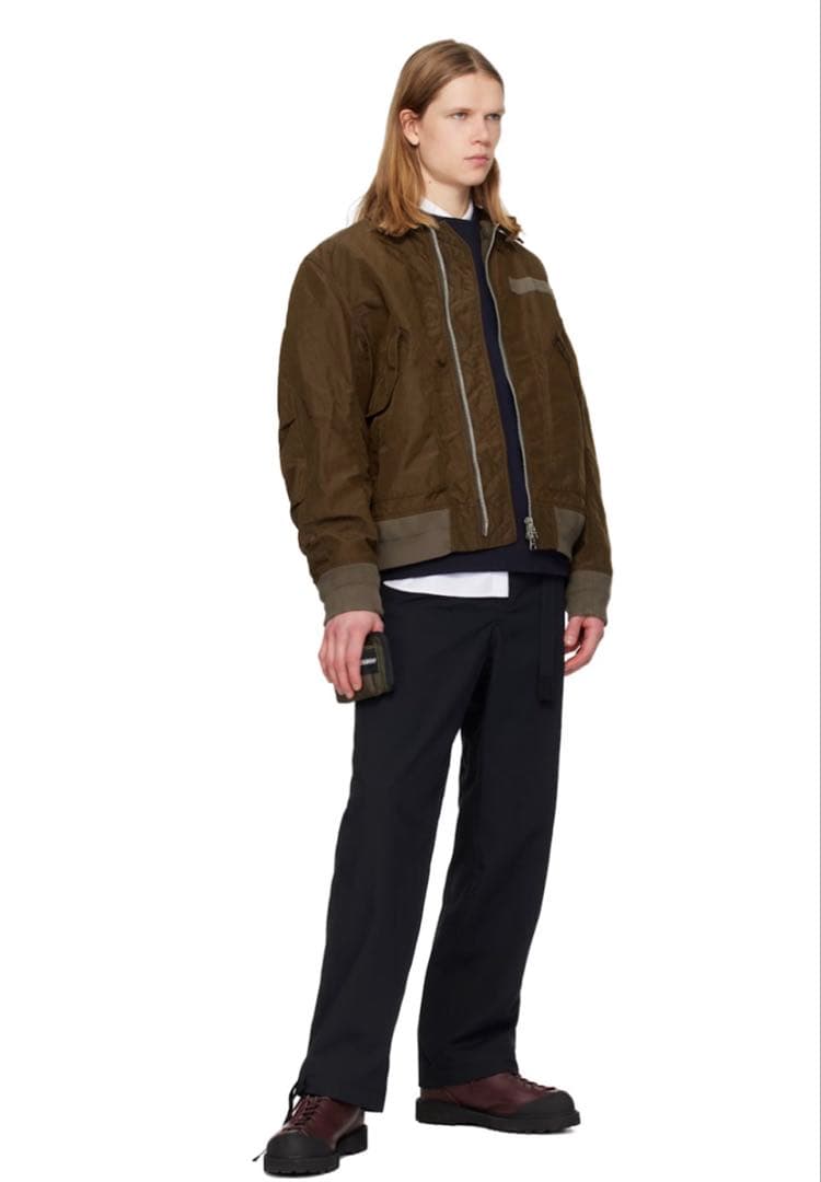 サカイ　Sacai 26SSコレクション フライトジャケット　ブルゾン　サイズ2