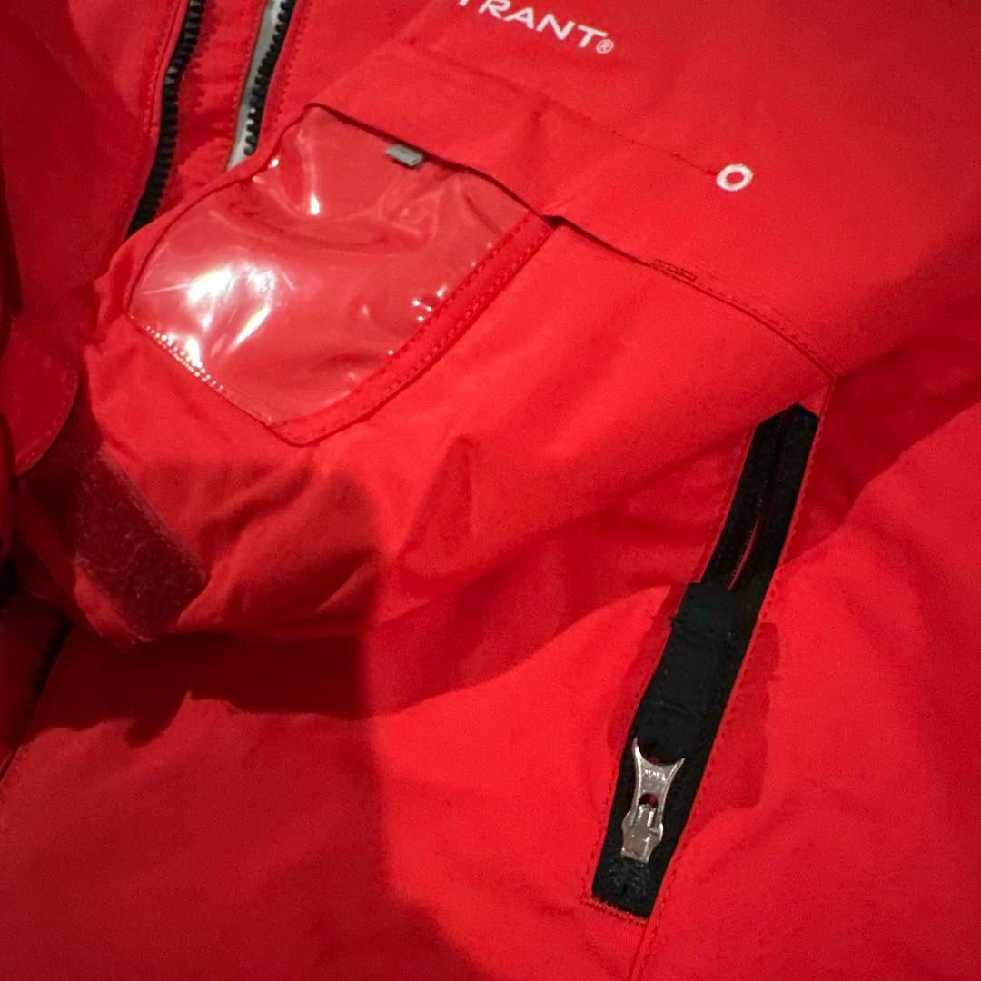 DESCENTE 子ども用スキーウェア上下　赤　140