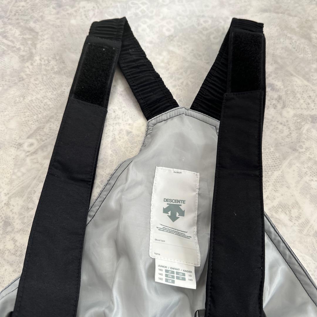 DESCENTE 子ども用スキーウェア上下　赤　140