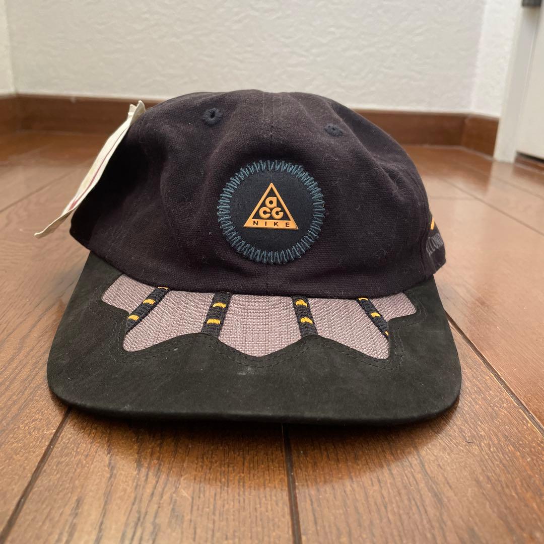 90s NIKE ACG レザービルキャップ デッドストック 超希少 ストリート