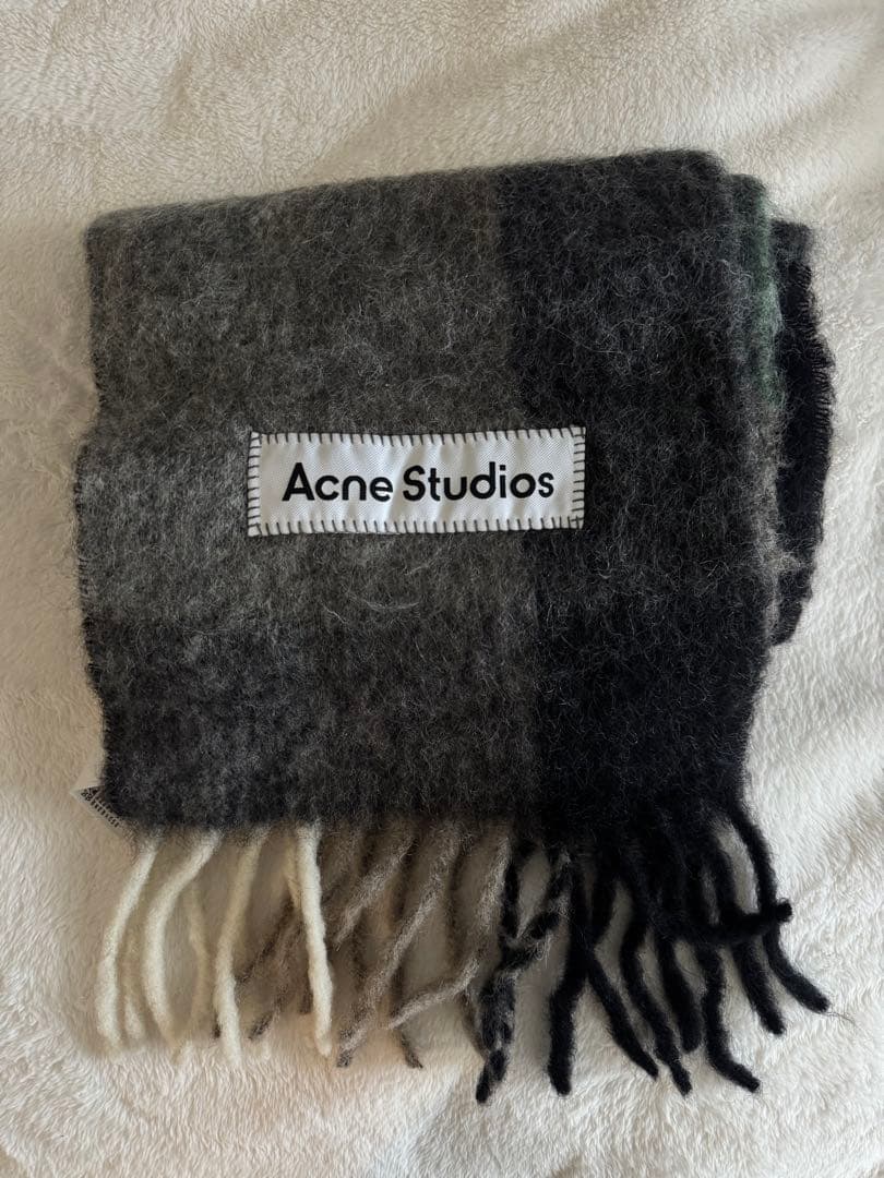 [即日発送] Acne Studios ウール チェックマフラー｜美品