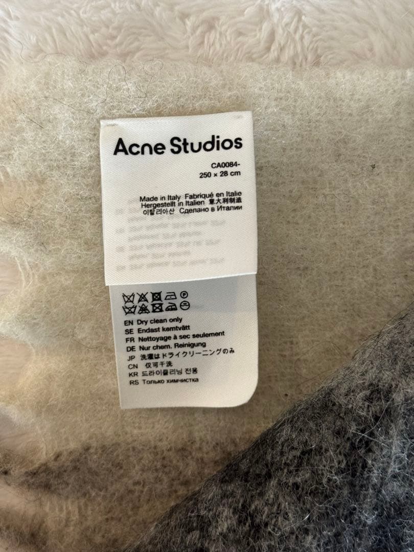 [即日発送] Acne Studios ウール チェックマフラー｜美品