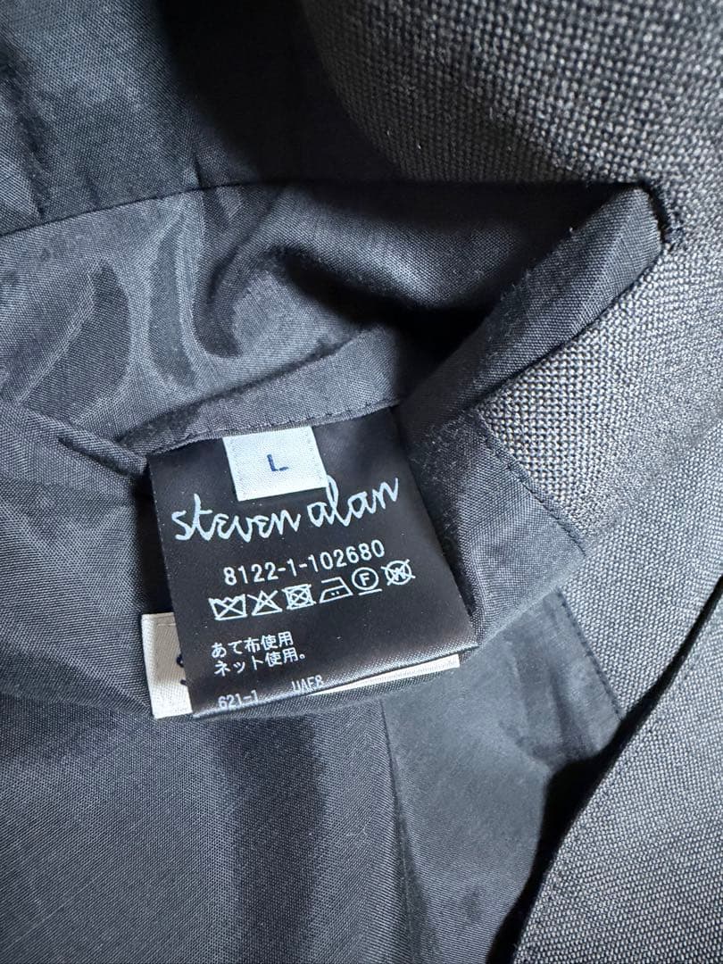 【新品】＜Steven Alan＞ ウール オックスフォード ダブル　ジャケット