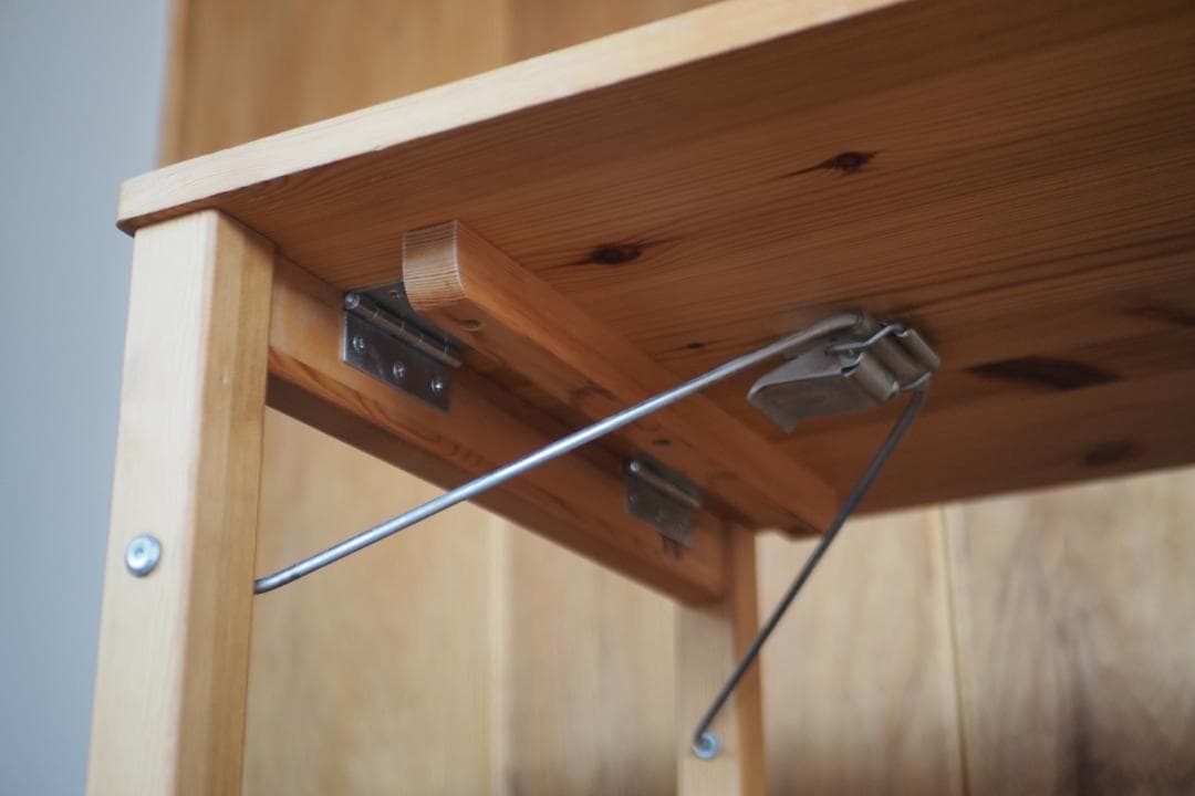 無印良品　パイン材テーブル　デスク　折りたたみ式