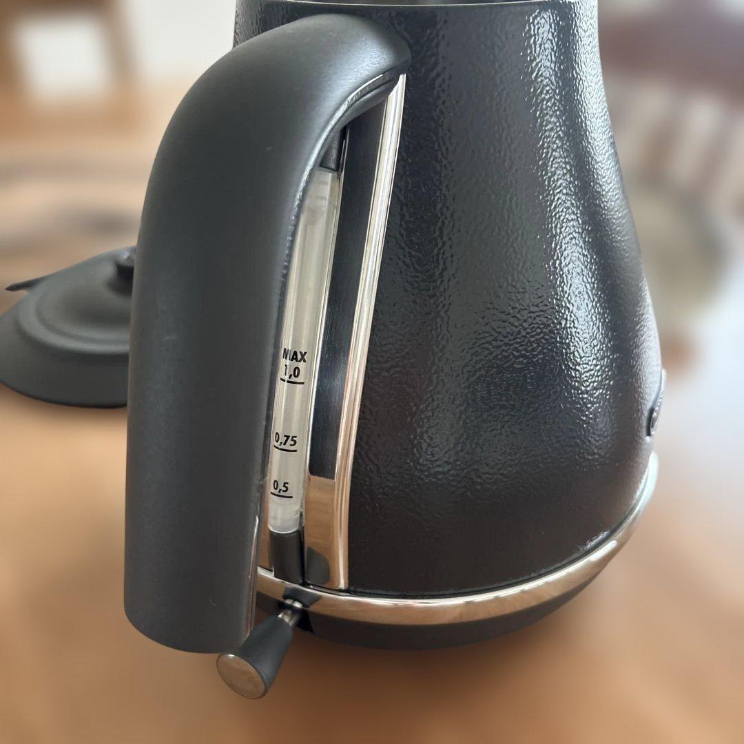 DeLonghi Icona Cafe Kettle グレー1.0L