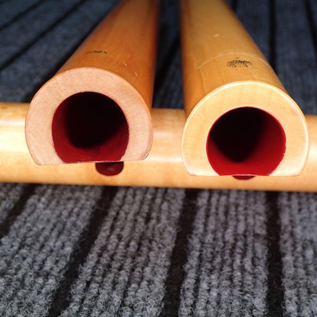 尺八 ワダ楽器 蝴蝶 (楓)七孔尺八のセット