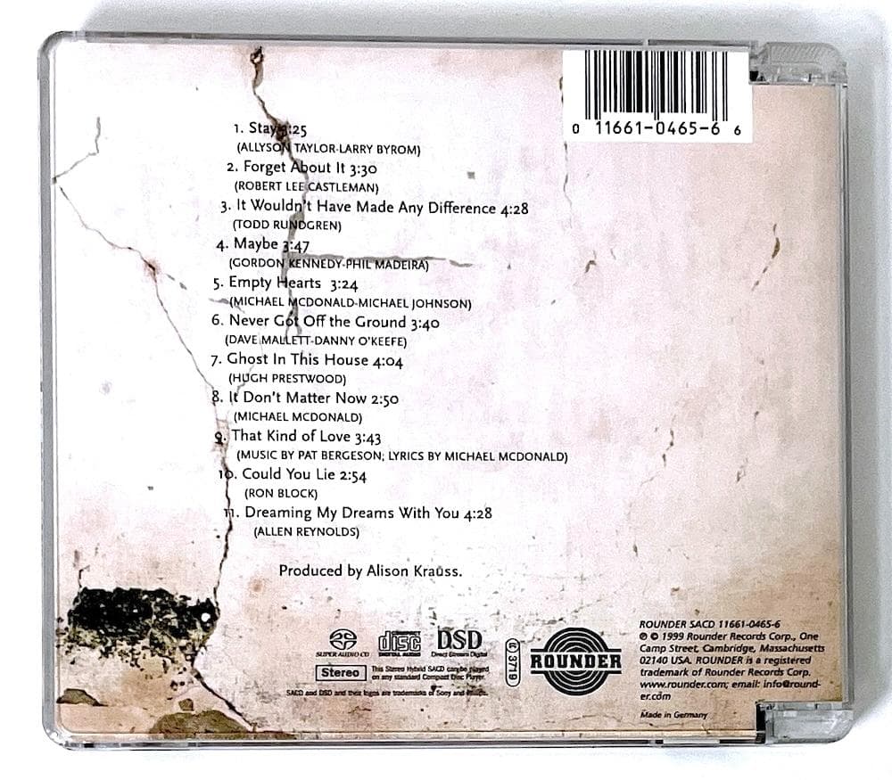 廃盤 SACD HYBRID アリソン・クラウス FORGET ABOUT IT