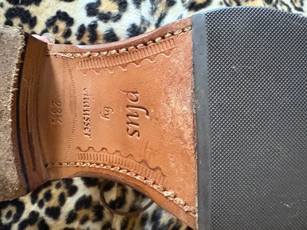 chausser ショセ plus コードバン ブーツ 茶 日本製
