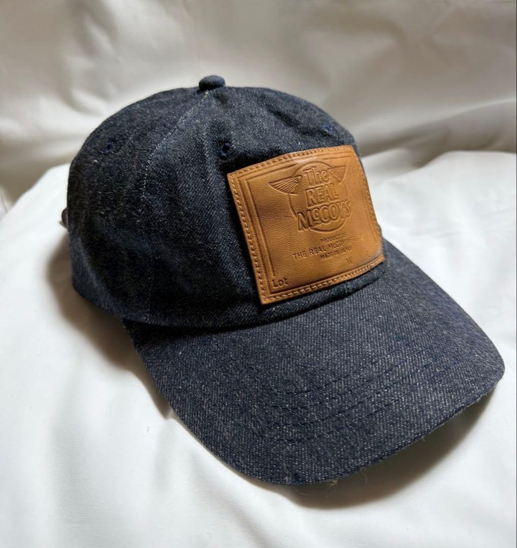 美品！The REAL McCOY'S/DENIM BASEBALL CAP