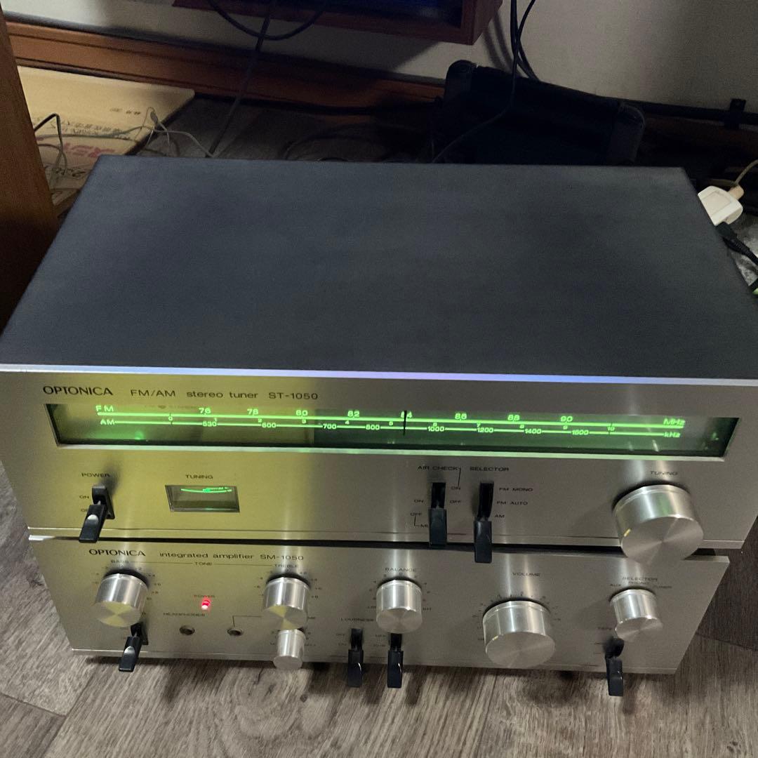シャープOPTONICA SM-1050 ST-1050 アンプ＆チューナー