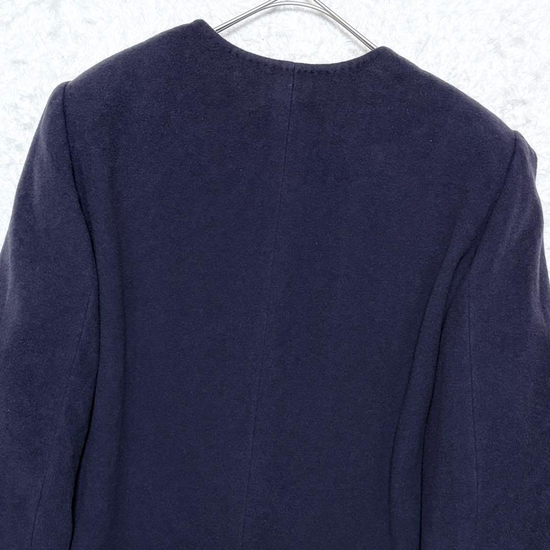 【美品】希少 レリアン 大きいサイズ 15+ カシミヤ コート 上品 イタリア製
