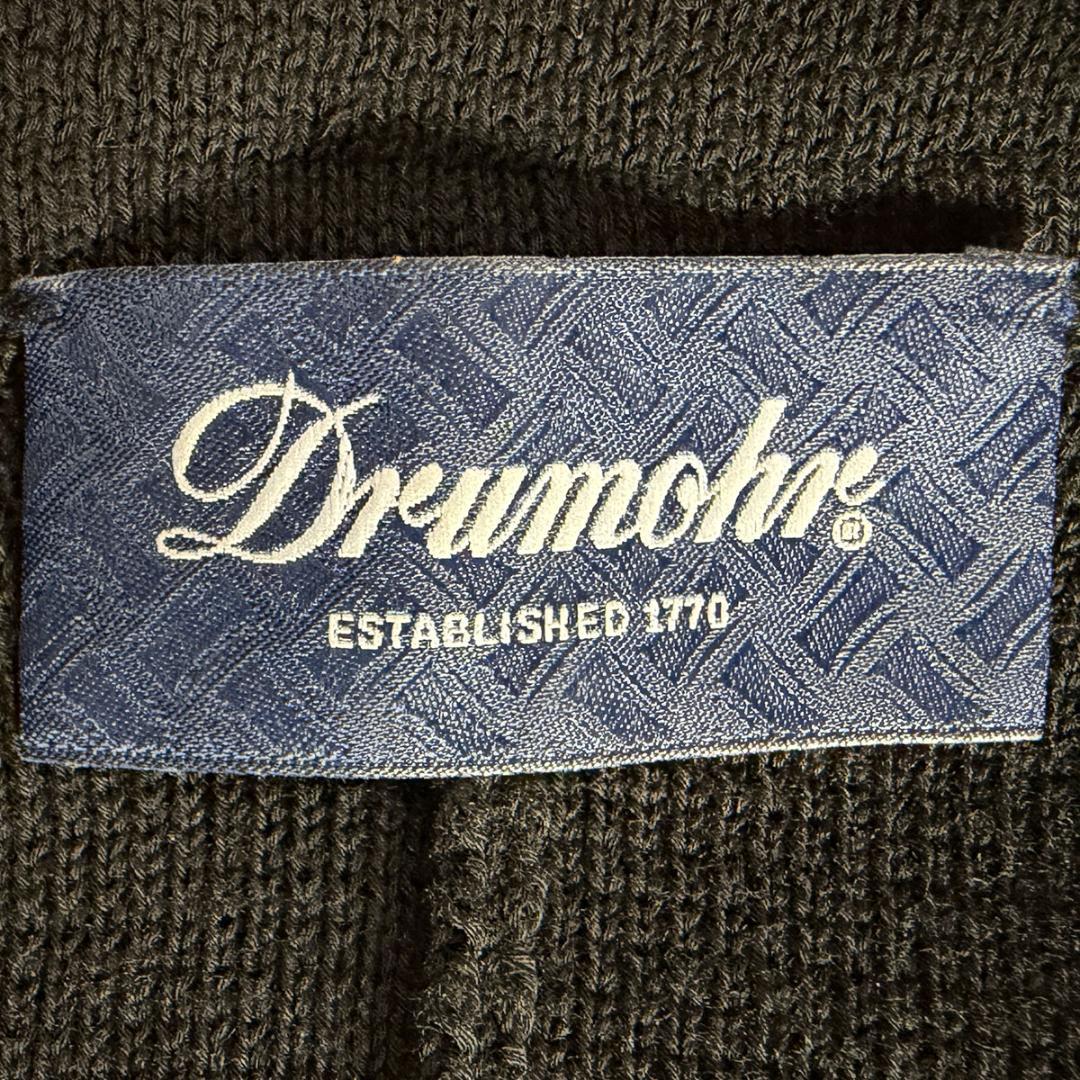J6349 美品 ドルモア ダブルリブニットジャケット 黒 48 DRUMOHR