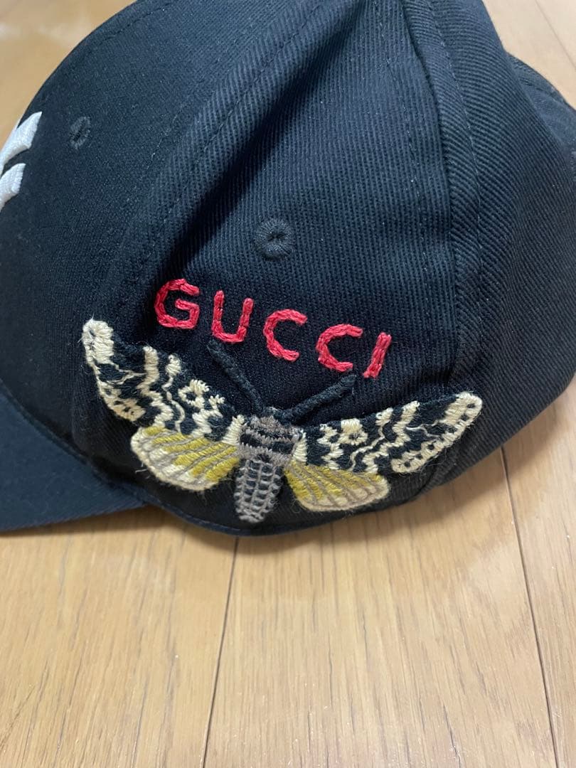 Gucci New York Yankees Baseball Cap 黒
