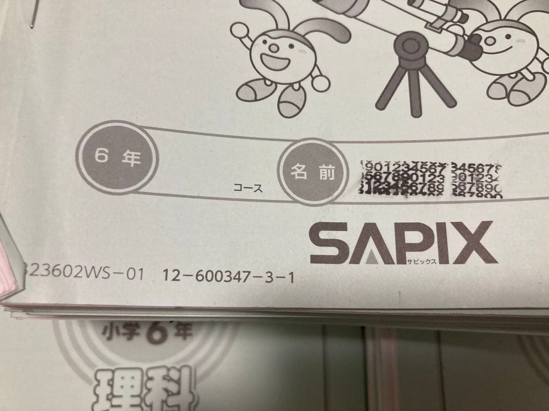 サピックス6年　理科　GS SS特訓　時事演習XYZ 夏期集中錬成 ウィークリー