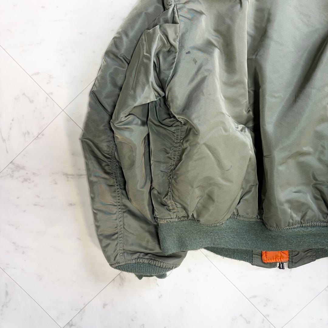 MA1 flight bomber jacket USA 短丈 IDEALジップ
