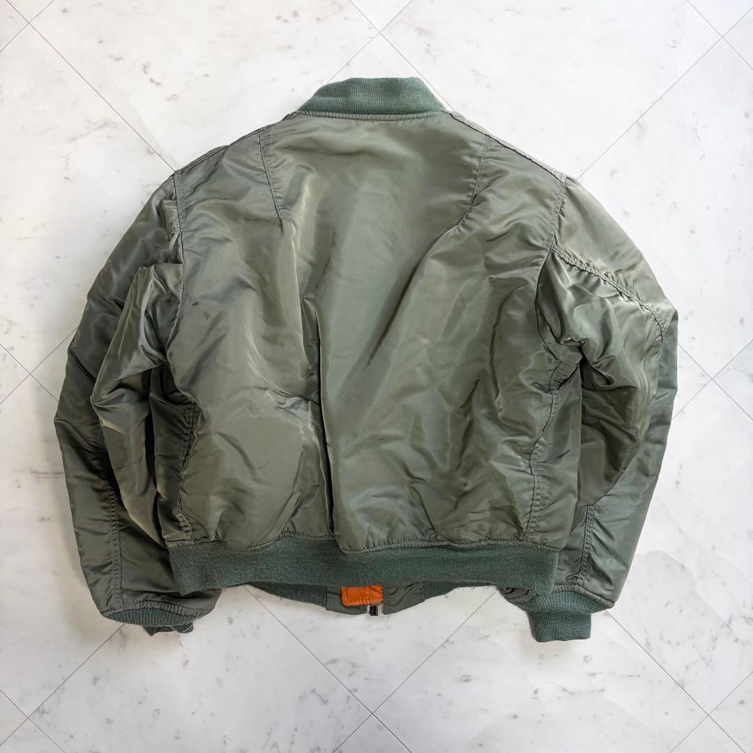 MA1 flight bomber jacket USA 短丈 IDEALジップ