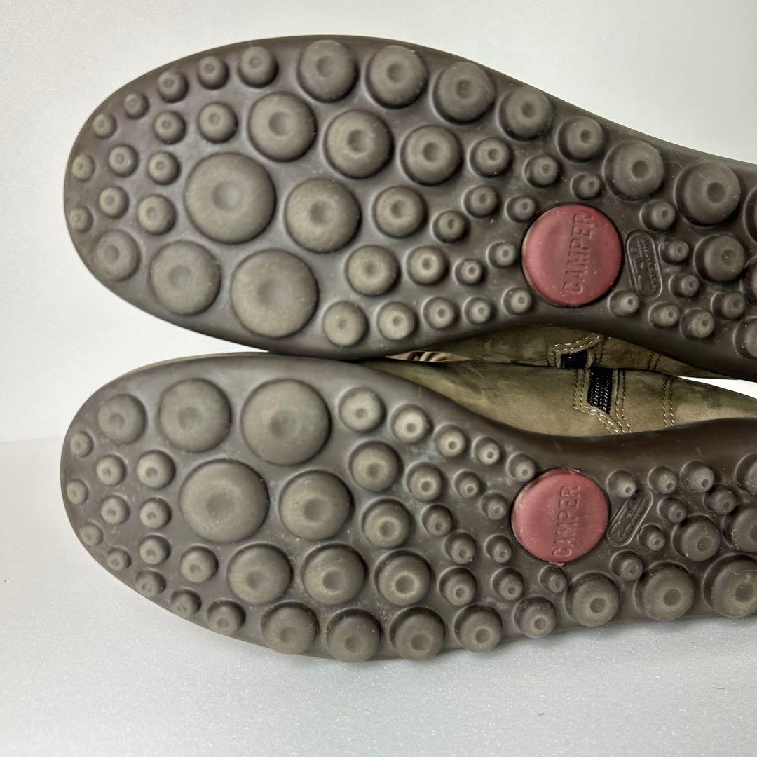 冬物セール✨【美品】CAMPER カンペール レースアップブーツ スエード 38