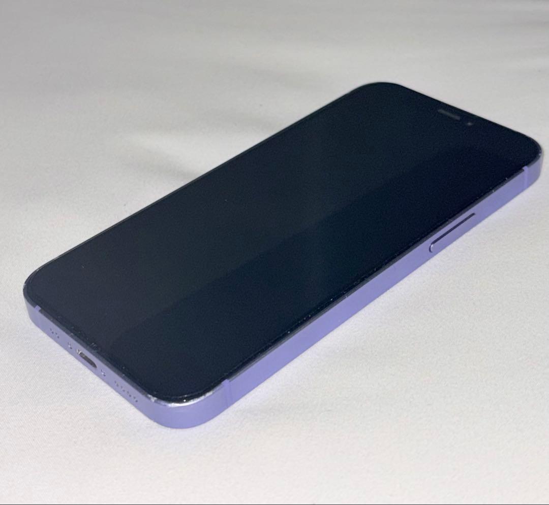 iPhone12mini パープル SIMフリー 純正バッテリー100%