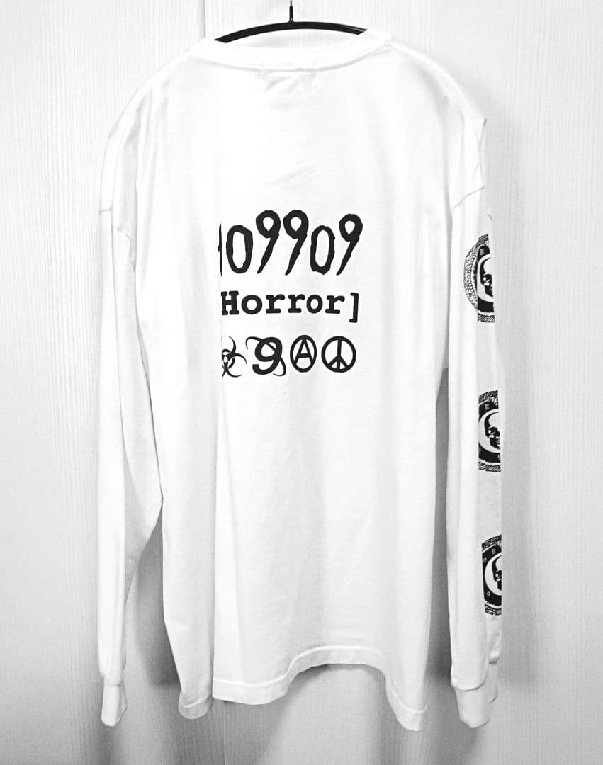 KIDILL ホラーグラフィック ロングスリーブTシャツ 白 M