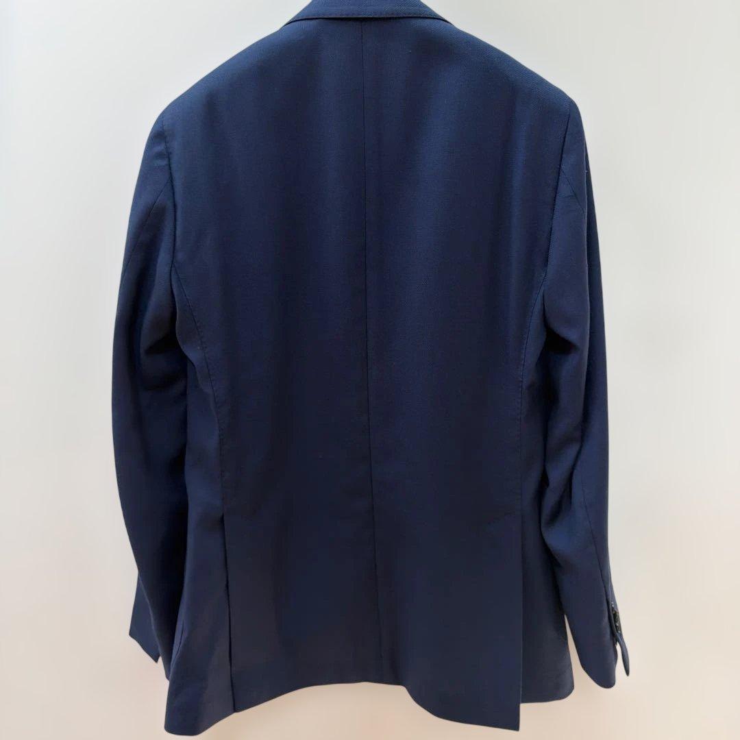 LARDINI サイズSネイビー ビジネスジャケット シングルブレスト