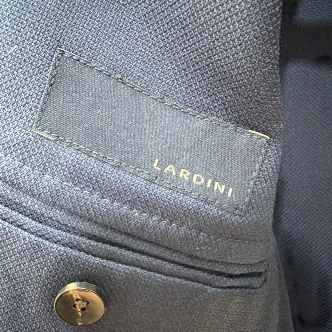 LARDINI サイズSネイビー ビジネスジャケット シングルブレスト