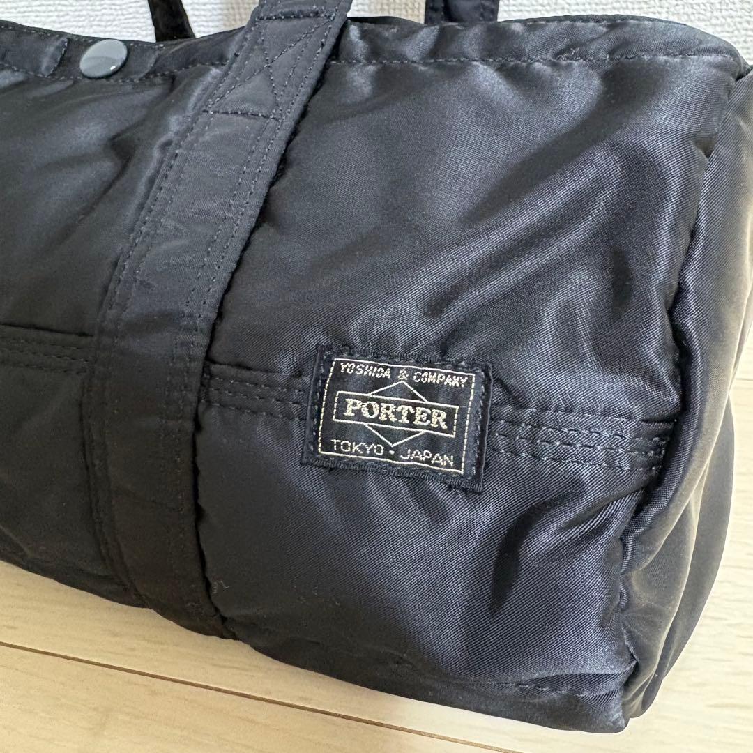 美品！PORTER ポーター タンカー ダッフルバッグ ボストンバッグ 黒　L