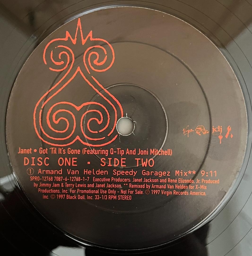 12\"x2 Janet Got 'Til It's Gone プロモ