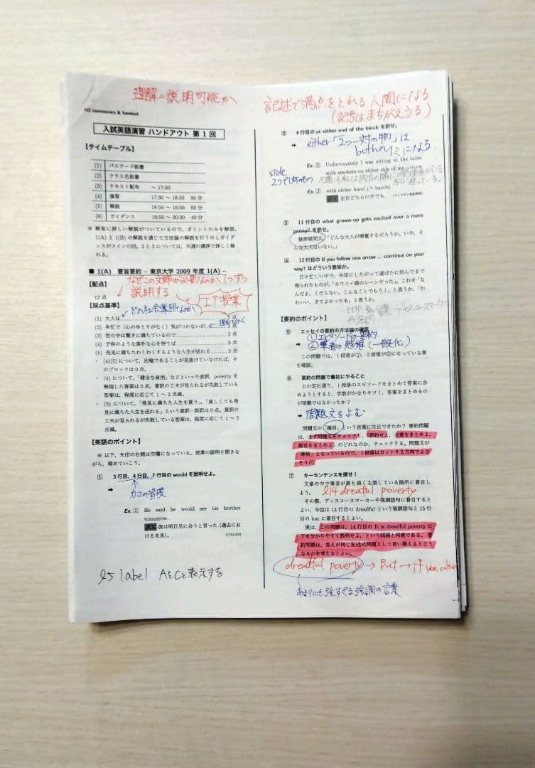 鉄緑会　高3英語A1クラス1年分セット（矢野先生）