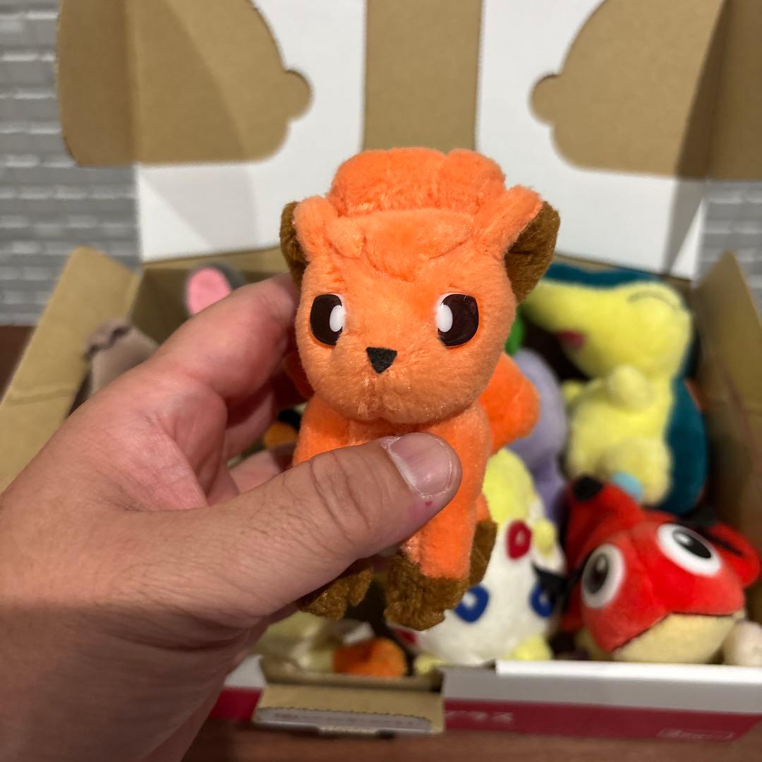 BANDAI ポケモン ポケットモンスター ￼ぬいぐるみ 8個セット レトロ