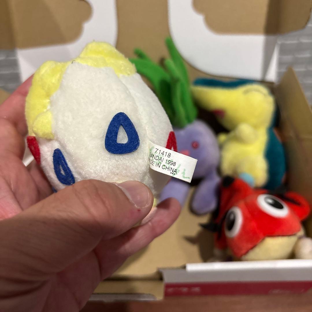 BANDAI ポケモン ポケットモンスター ￼ぬいぐるみ 8個セット レトロ