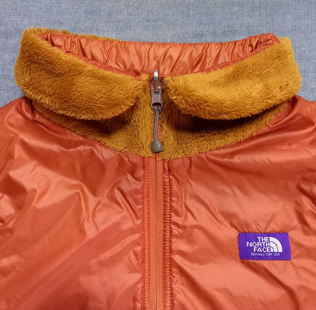 THE NORTH FACE フリースベスト オレンジ　リバーシブル