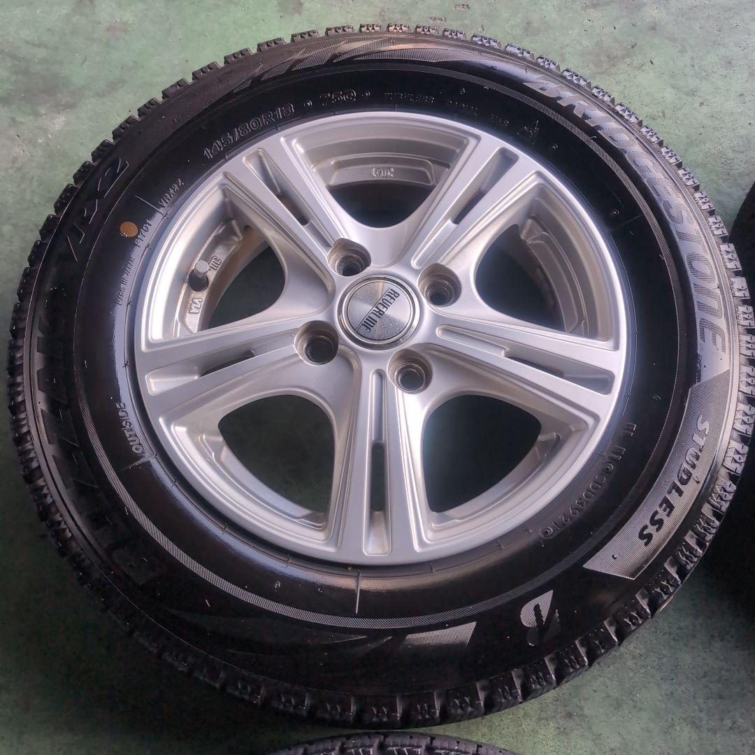 軽自動車スタッドレス4本 145/80R13 BLIZZAK VRX2 2021